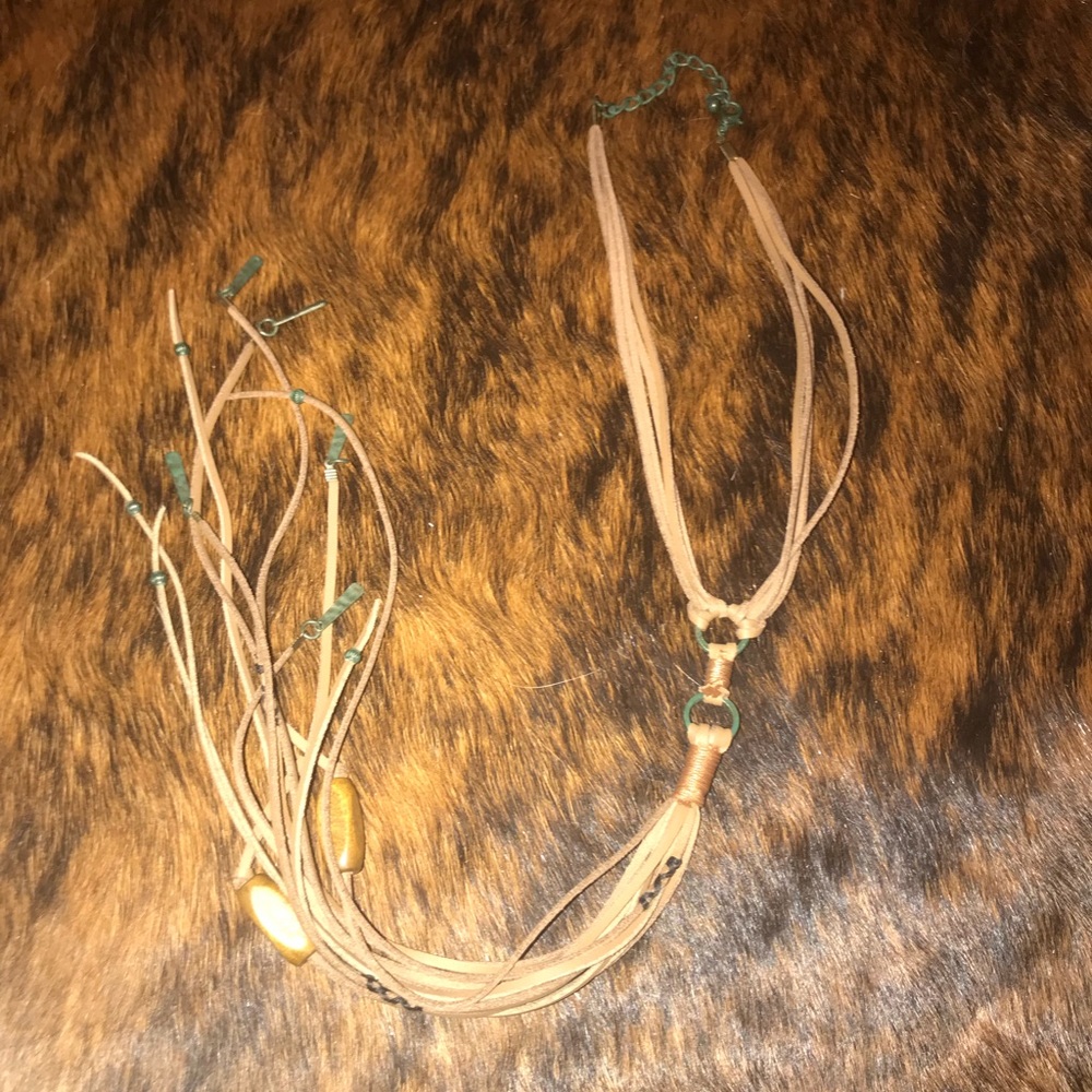 Tan necklace